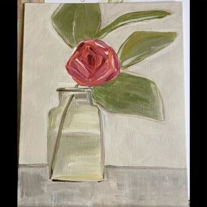 6) GLASSY FLORAL - Repaint available.